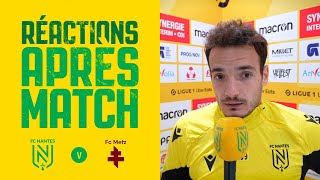 FC Nantes  FC Metz  la réaction de Pedro Chirivella [upl. by Niasuh]