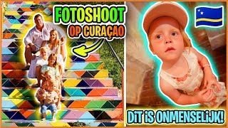 FAMiLiEFOTOSHOOT iN WiLLEMSSTAD CURAÇAO amp DiT HAD NOOiT MOGEN GEBEUREN  Bellinga Vlog 3062 [upl. by Auginahs]