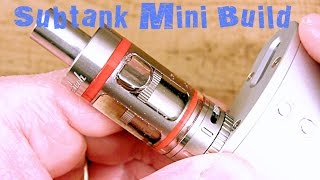 Kanger Subtank Mini RTA Build [upl. by Jehu]