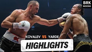 Sergey Kovalev Russia vs Anthony Yarde England  TKO BOXING Fight HD [upl. by Ellivro770]