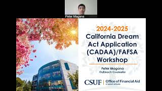 20242025 CA Dream Act Application CADAA  Free Application for Federal Student Aid FAFSA [upl. by Alexandros958]