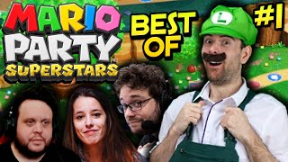 MARIO PARTY SUPERSTARS 1 feat Antoine Daniel Mynthos amp AngleDroit Bestof Twitch [upl. by Glenden]