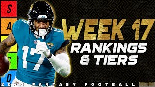 Top 16 TE amp QB Rankings  Week 17 Fantasy Football [upl. by Naxela]