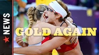 Misty MayTreanor and Kerri Walsh Win Third Consecutive Gold Medal [upl. by Reggi]