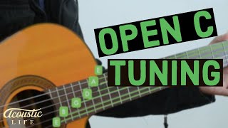 How To Play Guitar In Open C Tuning [upl. by Neveda]