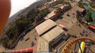 Adlabs Imagica Nitro Roller Coster on board cam [upl. by Atelra765]