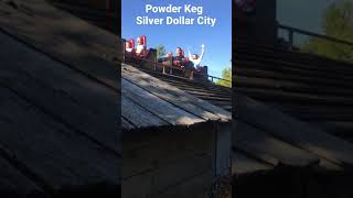 Powder Keg at Silver Dollar City  Insane Launch Coaster [upl. by Ejrog]