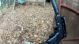 サバゲーをFPS風に撮ってみた 20111126 FU FPS Airsoft ハンドガン戦 [upl. by Katonah]