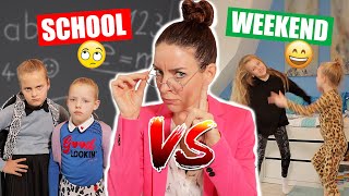 SCHOOL vs WEEKEND School Day vs Weekend Sketches ♥DeZoeteZusjes♥ [upl. by Berti397]