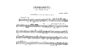 Jacques Ibert Impromptu Daniel Doyon trumpet [upl. by Kimura]