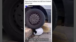 Open face helmet vs full face helmet [upl. by Dacia318]