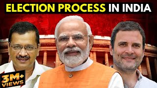 Election Process in india  Types of Elections  Hindi [upl. by Ralleigh]