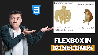 CSS Flexbox in 60 Seconds [upl. by Arodnahs955]