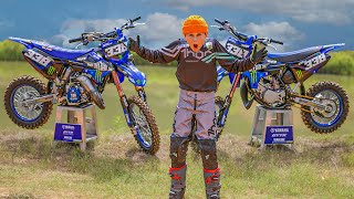 Hudson Deegan’s New Yamaha YZ 85s  The Deegans [upl. by Ennairek]