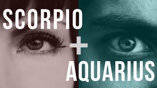 Scorpio amp Aquarius Sun Love Compatibility [upl. by Bethesda]