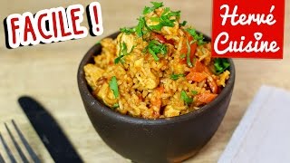 Recette Riz au poulet facile one pot chicken rice [upl. by Cody]