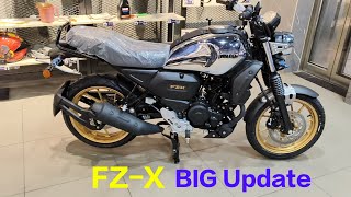 New Yamaha Fzx 150 Chrome 2024 Model Price And Features Update Review  Yamaha FZX New Color [upl. by Yanad]