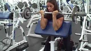 Bicep Preacher Curl Superset Workout [upl. by Aleuname]