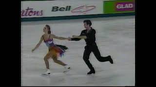 Barbara FusarPoli and Maurizio Margaglio  1996 Skate Canada EX [upl. by Nimaynib]