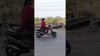 scooty training 🛵 scootychalanasikhey scootytraining howtolearnscooty ytshort yscootylearning [upl. by Dareg]