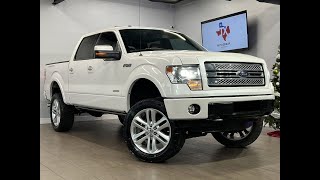 2013 FORD F150 LIMITED SUPER CREW 4WD 35L TWIN TURBo V6 PICKUP FULLY LOADED LIFTED  FOR SALE [upl. by Inavihs]