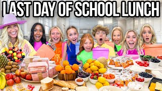 LAST DAY OF SCHOOL LUNCH WITH 10 KIDS [upl. by Ackley]