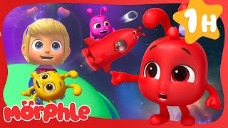 Rainbow Morphles Space Chase 🛸  Cartoons for Kids  Mila and Morphle [upl. by Nwadrebma]