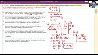 VelocityDistanceTime Worded Problems  Intervention for CalculusBoard exam Review [upl. by Caassi]