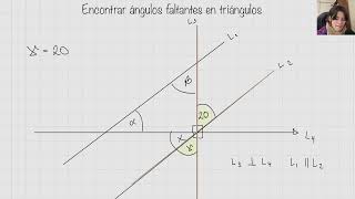 Encontrar Ángulos Interiores Faltantes en un Triángulo  Ejercicios 2 [upl. by Drarrej]