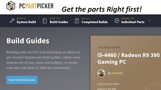 PC Part Picker  Plan a PC Build the Easy Way [upl. by Keung]