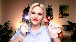 ASMR Ear Exam amp Ear Cleaning [upl. by Annamarie390]