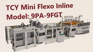 Fastest Flexo Printing Machine Miniline TCY [upl. by Meldon5]