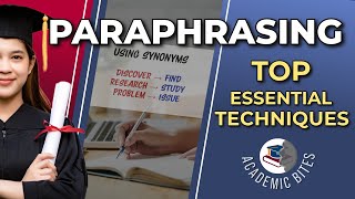 Use These Techniques to Paraphrase Like a Pro [upl. by Bovill]