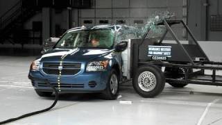 2007 Dodge Caliber side IIHS crash test [upl. by Corina49]