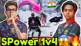 🇮🇳 SPower 1v4 HH Shocked EVERYONE 😱🔥  Both POV [upl. by Lyrak]