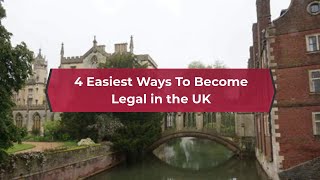 4 Easiest Ways To Become Legal in the UK  Overstayer and Alone  stay legal in UK [upl. by Liebowitz]