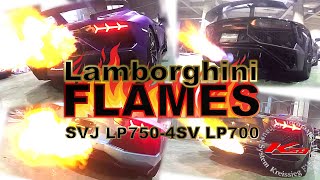 Kreissieg Its all here Flames amp Louder sound of Lamborghini AVENTADOR クライスジーク [upl. by Ahseka]