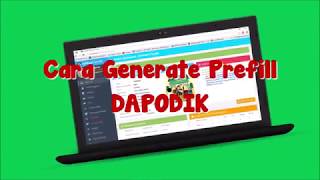 Cara Generate Prefill Dapodik [upl. by Yager]