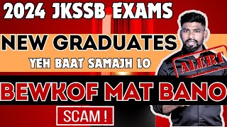 ALERT FOR JKSSB EXAMS 2024  JKPSI NAIB TEHSILDARJUNIOR ASSISTANT UPDATE NOTIFICATION [upl. by Anilyx205]