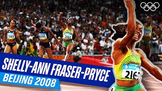 FraserPryces FIRST Olympic Gold 🥇 [upl. by Abeh]