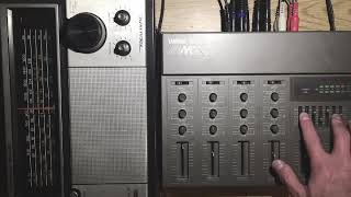 Yamaha MM30 Feedback Loops amp Realistic Patrolman SW60 AM Radio [upl. by Stickney59]