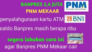 Penyalahgunaan kartu ATM BNI PNM Mekaar [upl. by Raimund]