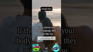 Do They Like You Watch Their Body Language 👀  Crush facts💘 shorts viralvideo fyp mindpop [upl. by Suivatco]