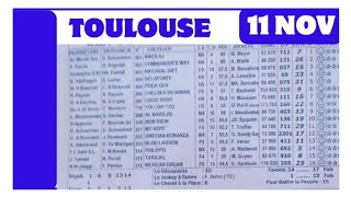 PROGRAMME QUINTÉ DEMAIN LUNDI 11112024 A TOULOUSE🔥✍️💯🥇 [upl. by Dugan]