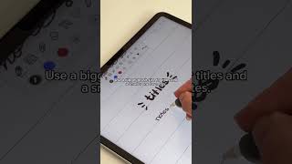 How to take aesthetic notes on your iPad ✍️ [upl. by Antin]