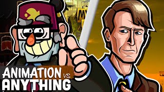 Grunkle Stan vs Saul Goodman  Rap Battle ANIMATION VS ANYTHING CH II [upl. by Telocin]