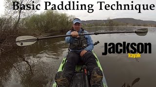 Kayakfishing Instructional Basic paddling technique [upl. by Mehta433]