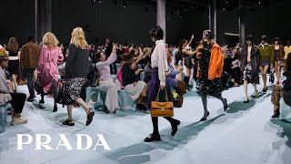 Prada  SpringSummer 2025 Womenswear Show [upl. by Erreipnaej]