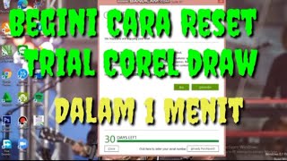 Cara Perpanjang MasaTrialCorel draw expiredTanpa Crack Tanpa Instal Ulang [upl. by Serrano]