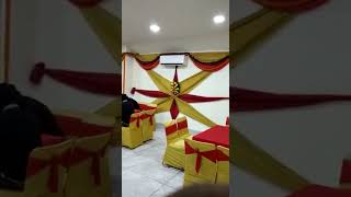 marriage arrangement low budget banquet hall basement area [upl. by Htebaras]